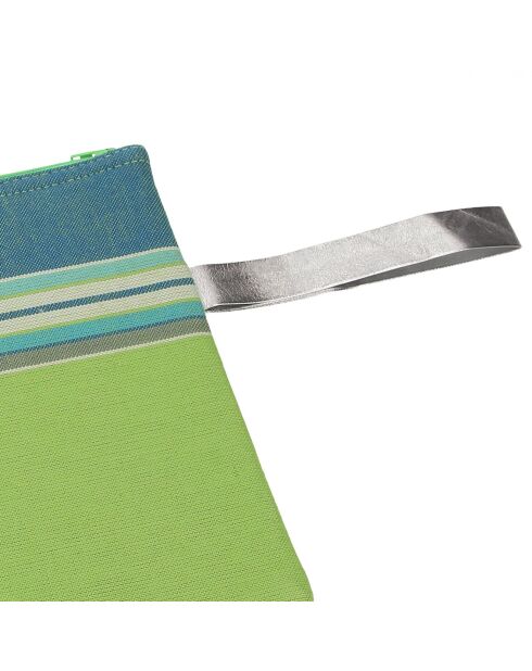 Pochette de plage Ile de Ré verte - 20x28 cm