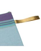 Pochette de plage Tiwi bleue - 20x28 cm
