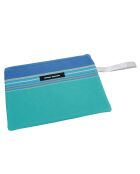 Pochette de plage Martin verte - 20x28 cm