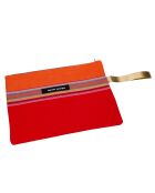 Pochette de plage Carbet rouge - 20x28 cm