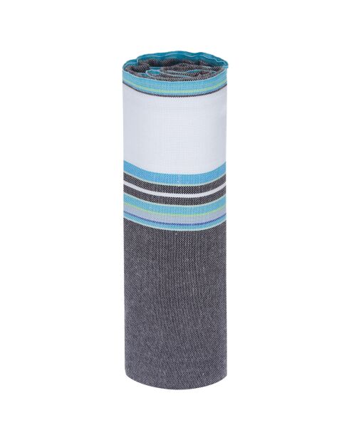 Paréo Kikoy Diamant gris - 165x95 cm