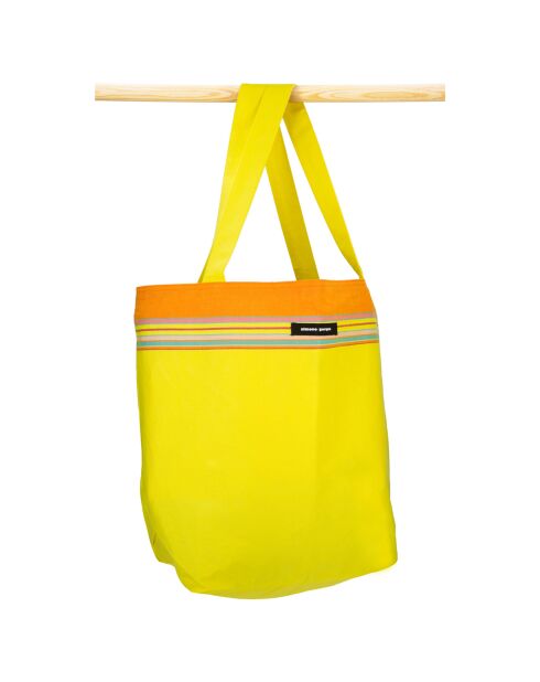 Sac de plage Barthelemy jaune - 44x54x22 cm