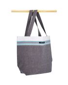 Sac de plage Diamant gris - 44x54x22 cm