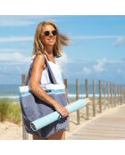 Sac de plage Diamant gris - 44x54x22 cm