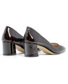 Bordeauxrote Pumps Caroline aus Lackleder