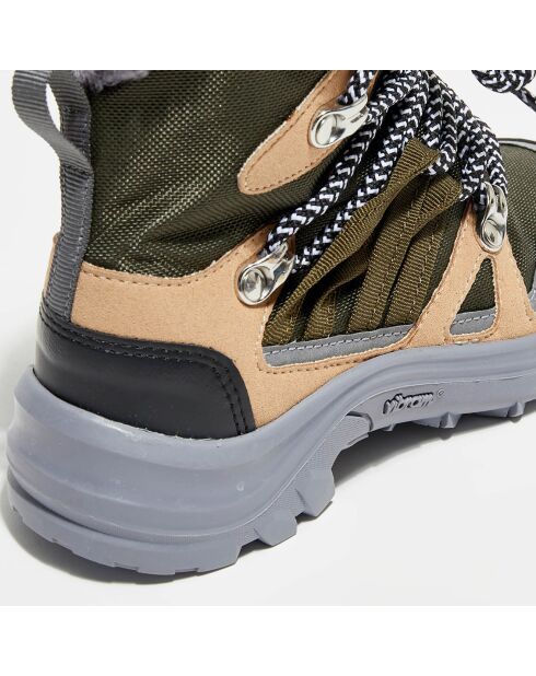 Boots fourrées kaki