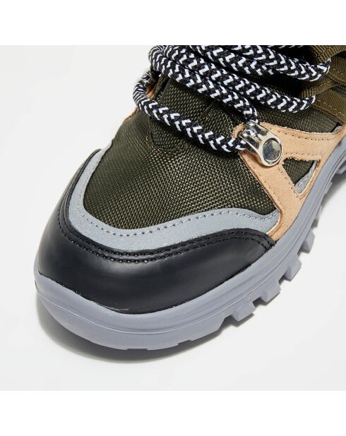 Boots fourrées kaki