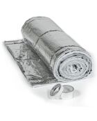 Kit isolation porte de garage gris - 7.6x0.75 m