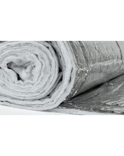 Kit isolation porte de garage gris - 7.6x0.75 m