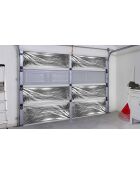 Kit isolation porte de garage gris - 7.6x0.75 m