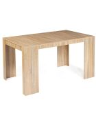 Table extensible nora marron - 140x90x75 cm