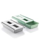 Set de deux tiroirs adhésifs Underalk vert/gris - 12.7x4.5x26 cm