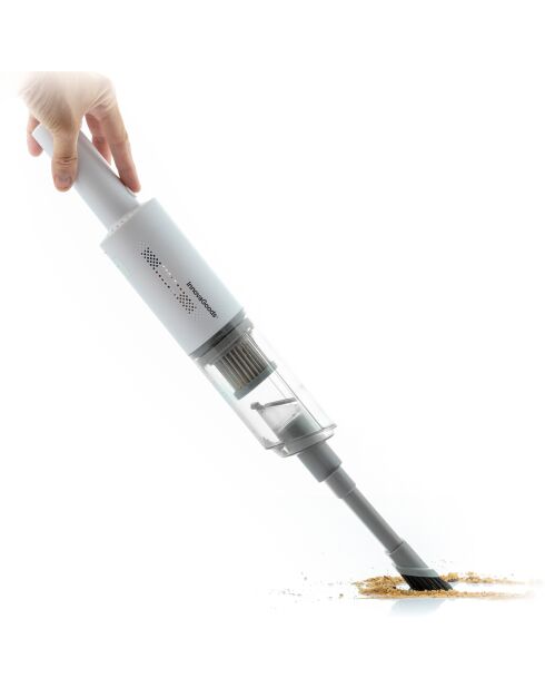 Aspirateur à main rechargeable Hancuum blanc/gris - 70W