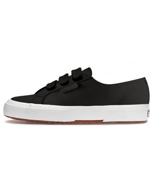Baskets en Cuir Moon noires