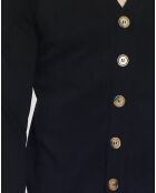 Cardigan Charlotte en Cachemire & Soie noir