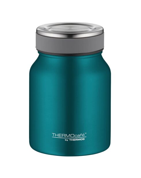 Bouteille et Porte-aliments isothermes bleue - 50 cl