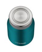 Bouteille et Porte-aliments isothermes bleue - 50 cl