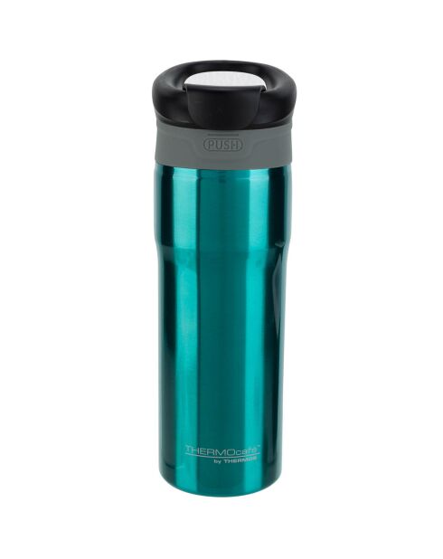 Mug isotherme Push Travel bleu - 40 cl