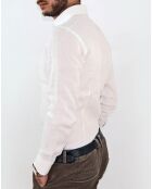 Chemise tissée Félix en 100% Lin blanche