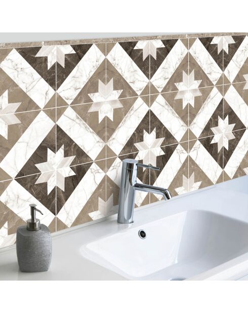 Stickers en rouleau Sharifa multicolore - 50x100 cm