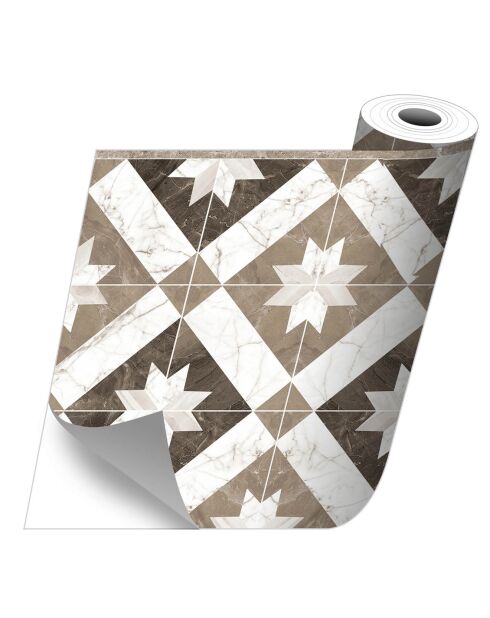 Stickers en rouleau Sharifa multicolore - 50x100 cm