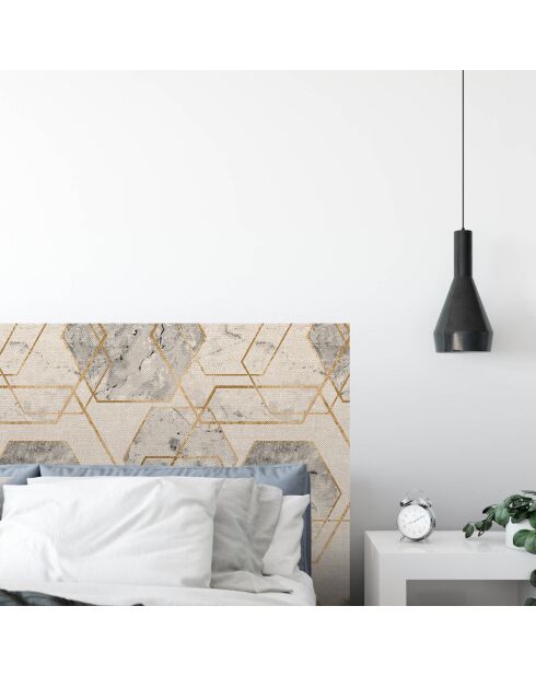 Stickers en rouleau Hexa gold multicolore - 50x100 cm