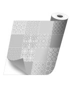 Stickers en rouleau Rossana grey multicolore - 50x100 cm