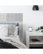 Stickers en rouleau Rossana grey multicolore - 50x100 cm