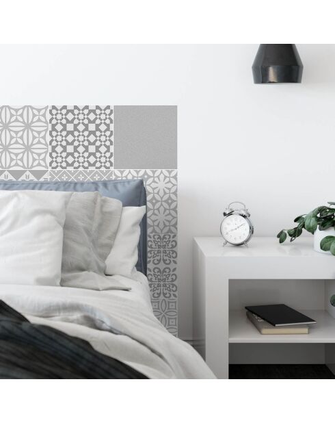 Stickers en rouleau Rossana grey multicolore - 50x100 cm