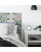 Stickers en rouleau Antique verde multicolore - 50x100 cm