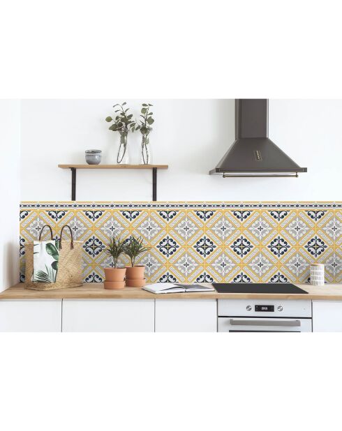 Stickers en rouleau Aristocracy yellow multicolore - 50x100 cm