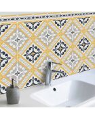 Stickers en rouleau Aristocracy yellow multicolore - 50x100 cm