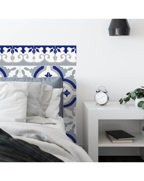 Stickers en rouleau Flocons bleu multicolore - 50x100 cm