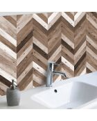 Stickers en rouleau Calgary multicolore - 50x100 cm