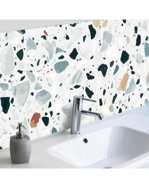 Stickers en rouleau Terrazo 1 multicolore - 50x100 cm