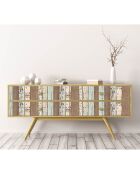Stickers en rouleau Industrial multicolore - 50x100 cm