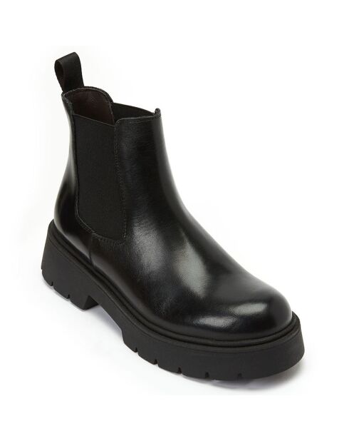 Chelsea Boots en Cuir Rosie noires