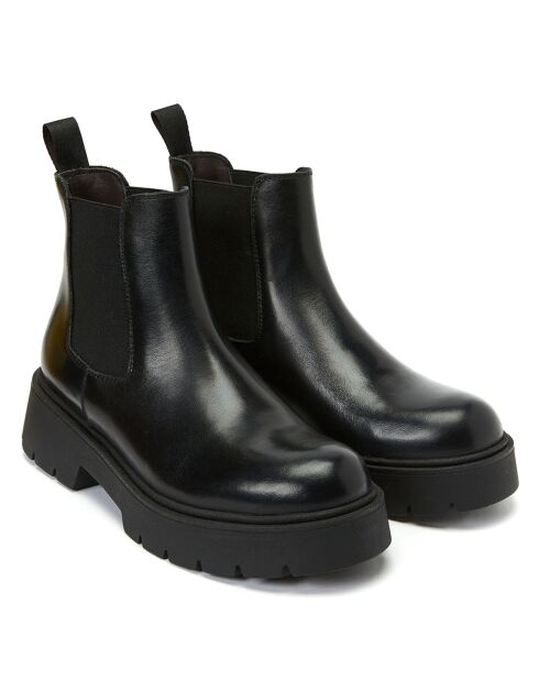 Chelsea Boots en Cuir Rosie noires