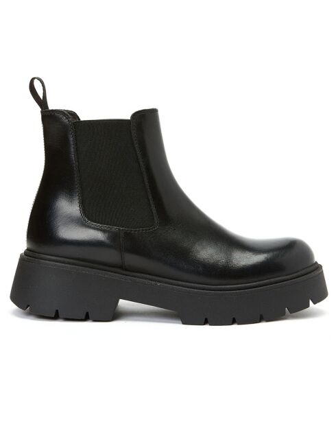 Chelsea Boots en Cuir Rosie noires