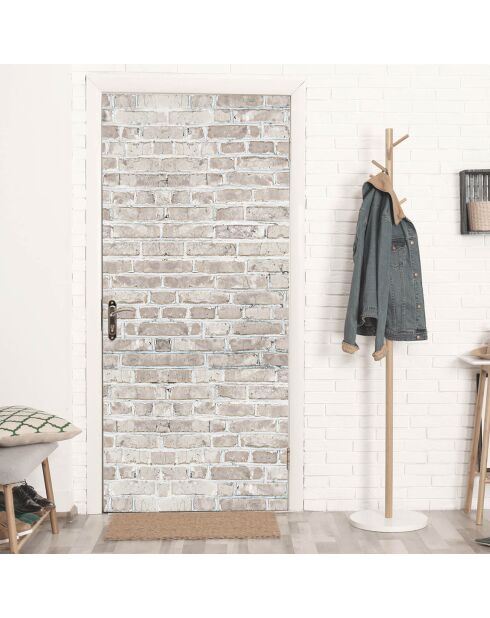 Stickers en rouleau Muro ladrillo sepia multicolore - 50x100 cm