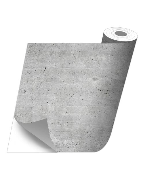 Stickers en rouleau Cemento gris multicolore - 50x100 cm