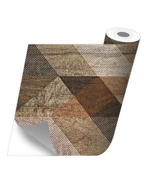 Stickers en rouleau Maderas lineas multicolore - 50x100 cm