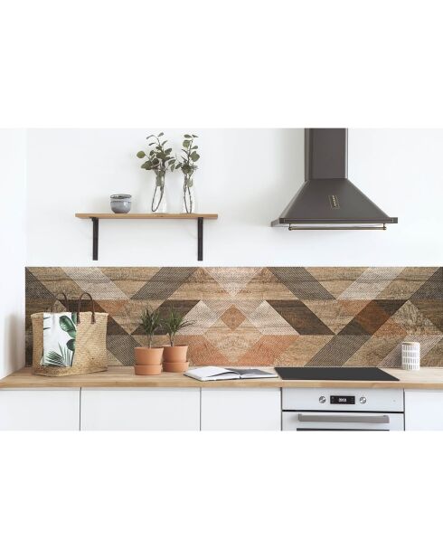 Stickers en rouleau Maderas lineas multicolore - 50x100 cm