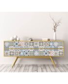 Stickers en rouleau Puig i Cadafalch multicolore - 65x100 cm