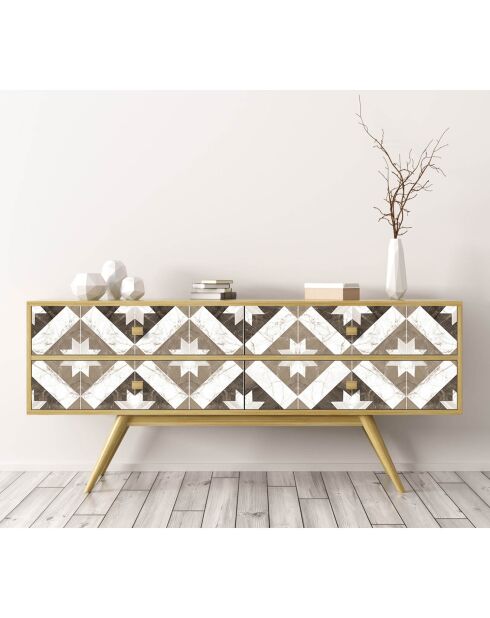 Stickers en rouleau Sharifa multicolore - 65x100 cm