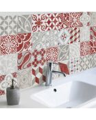 Stickers en rouleau Antique rojo multicolore - 65x100 cm