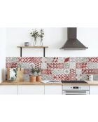 Stickers en rouleau Antique rojo multicolore - 65x100 cm