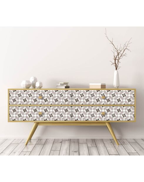 Stickers en rouleau Etoile multicolore - 65x100 cm