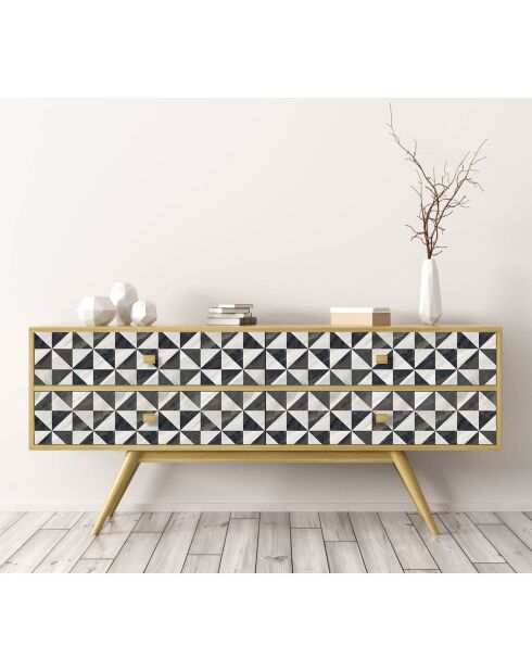 Stickers en rouleau Omar multicolore - 65x100 cm
