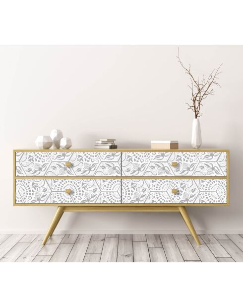 Stickers en rouleau Hexa Gaudi  multicolore - 65x100 cm
